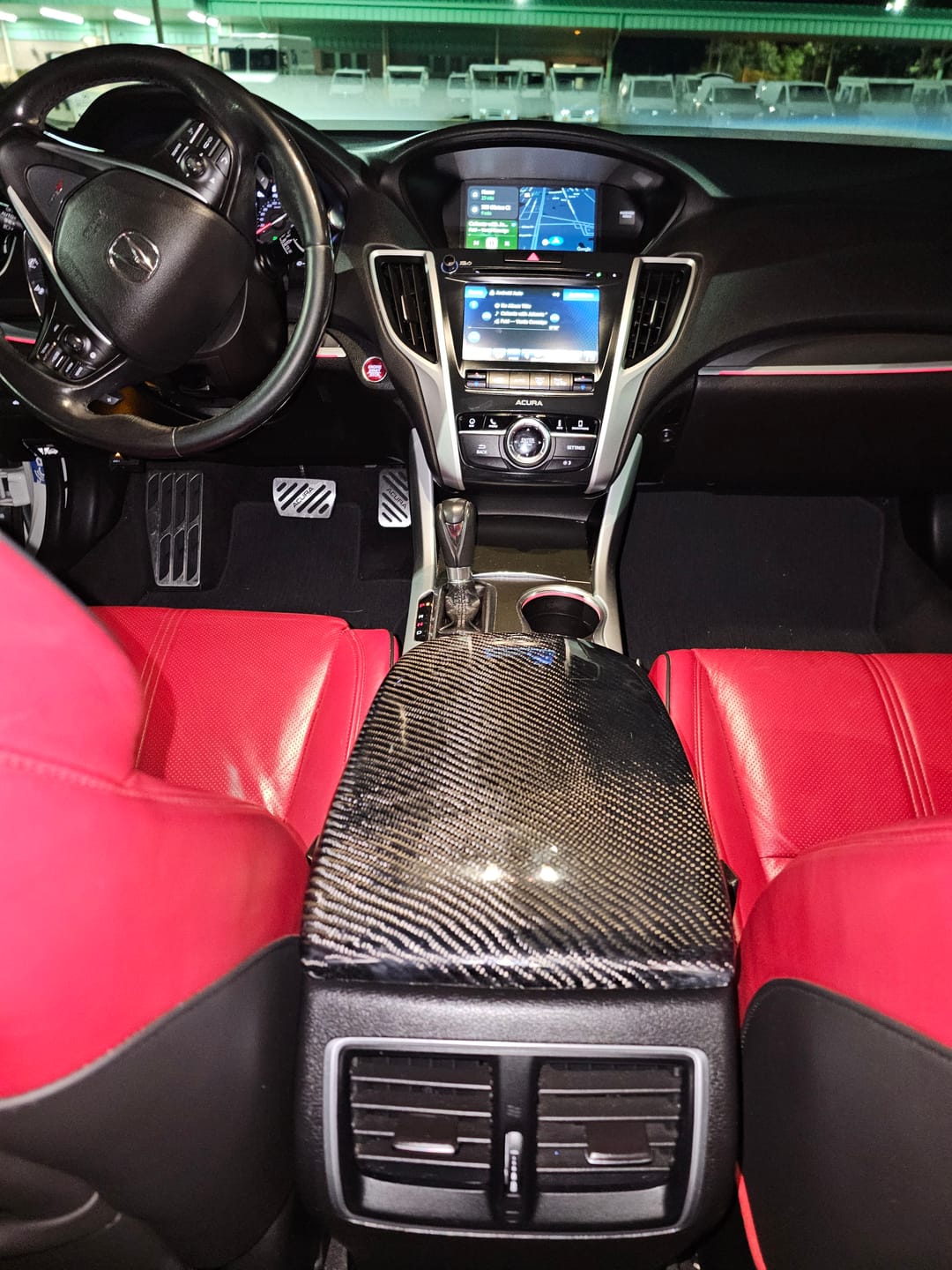 Customer photo review of 2015-2020 TLX Carbon fiber Arm rest