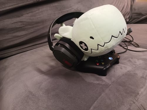 Customer photo review of Rain World - Glowing Green Lizard Plush