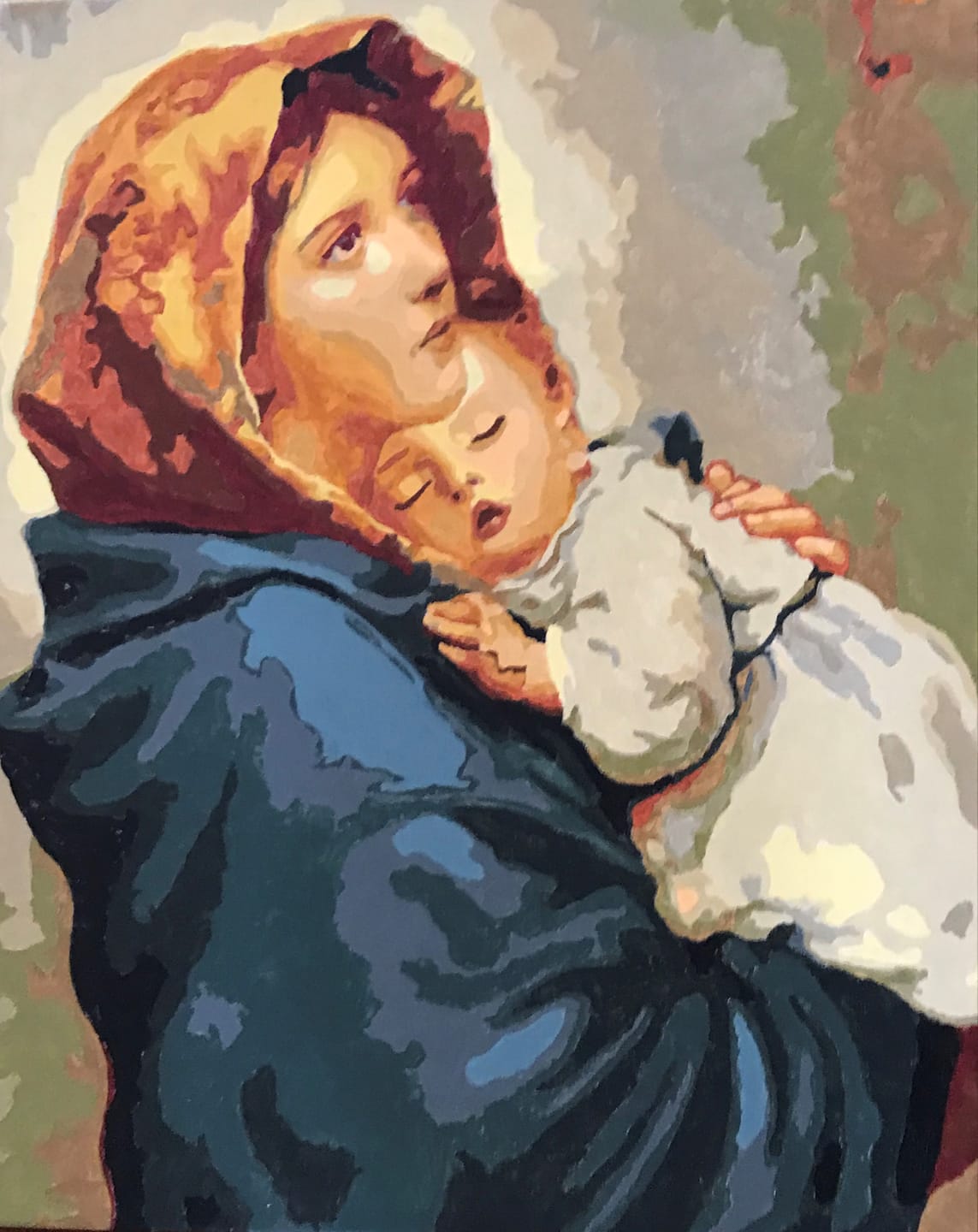 Customer photo review of Madonnina - Paint by Numbers