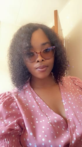 Customer photo review of KATLEGO - Jerry Curl Brazilian 4x4 Lace Wig