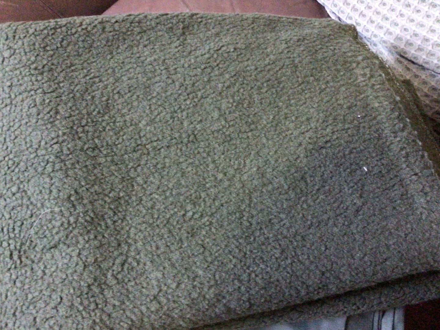Customer photo review of Sherpa Faux Fur Fabric