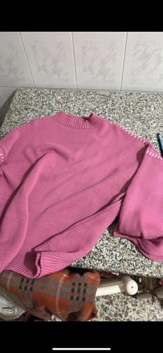 Customer photo review of Maglione oversize lavorato