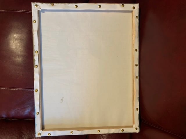 Customer photo review of Pine Wood Canvas Frame Kit