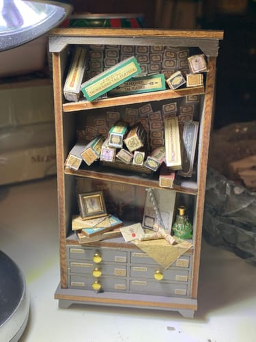 Customer photo review of Magic House DIY Wooden Miniature House Kit