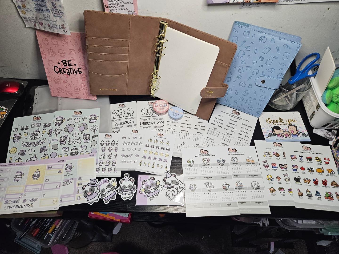 Customer photo review of Planner Inserts - Dot grid