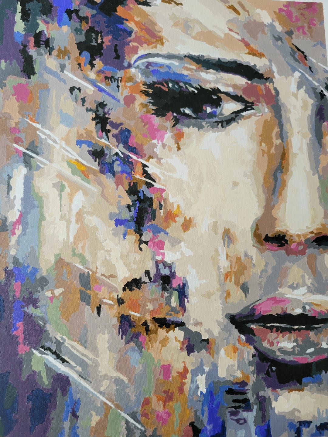 Customer photo review of The Woman Infinity - Paint by Numbers