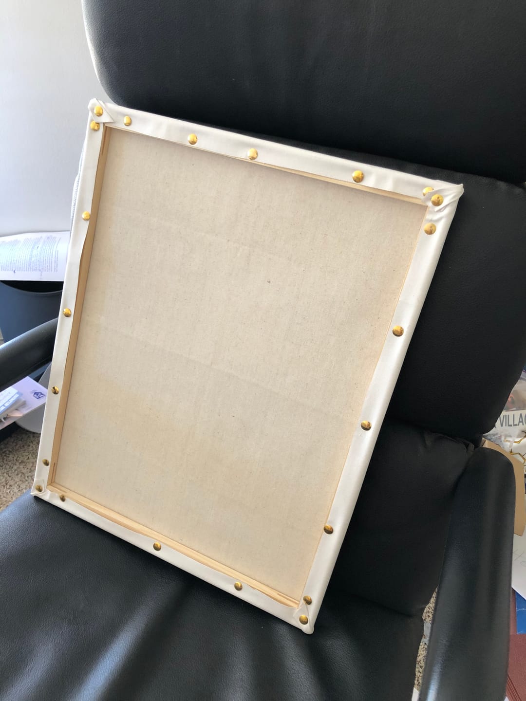 Customer photo review of Pine Wood Canvas Frame Kit