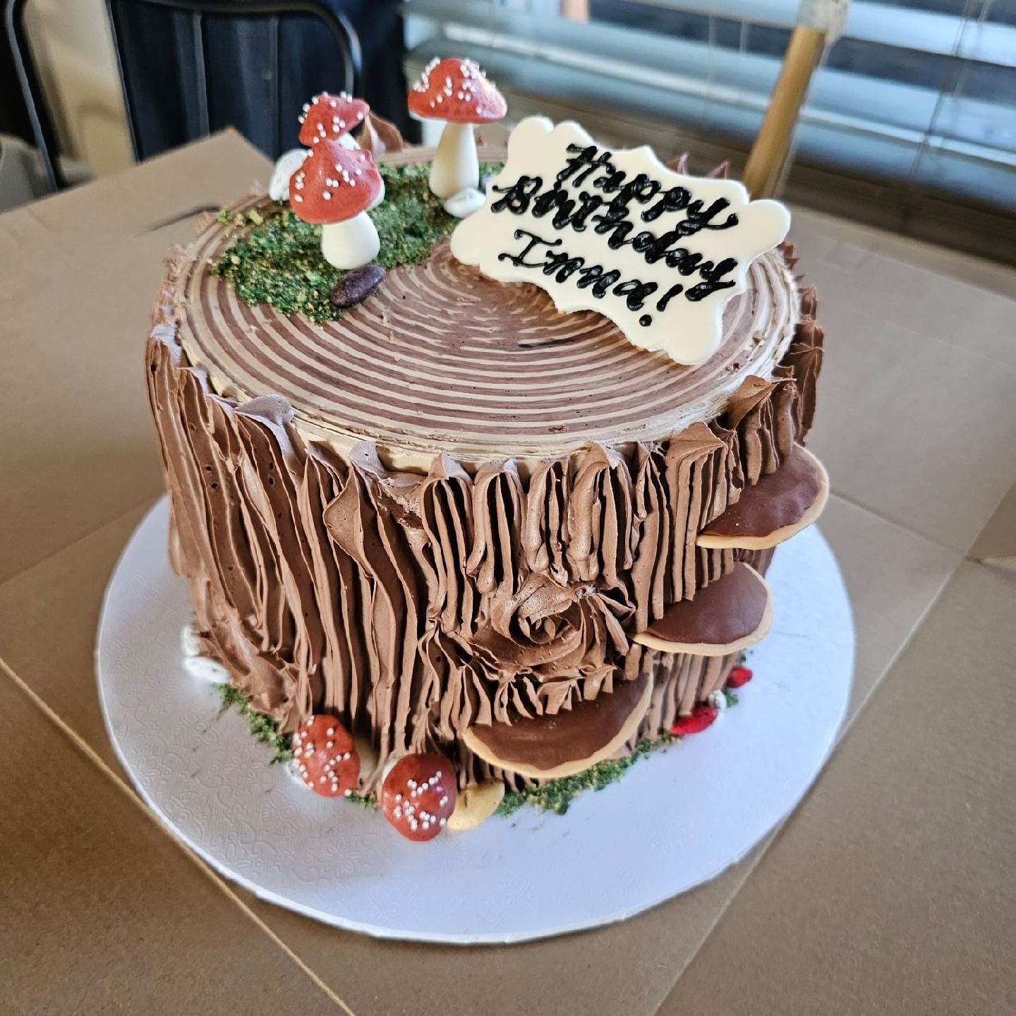 Customer photo review of Mushroom Cake