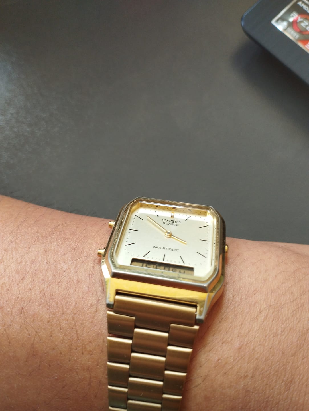 Customer photo review of Reloj Casio Vintage AQ-230GA-9DMQ Dorado
