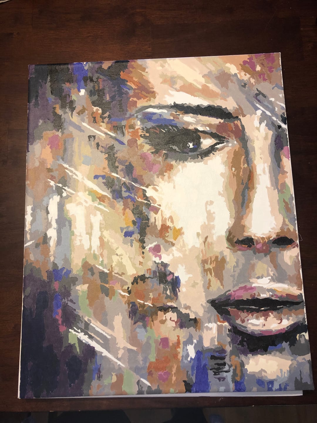 Customer photo review of The Woman Infinity - Paint by Numbers