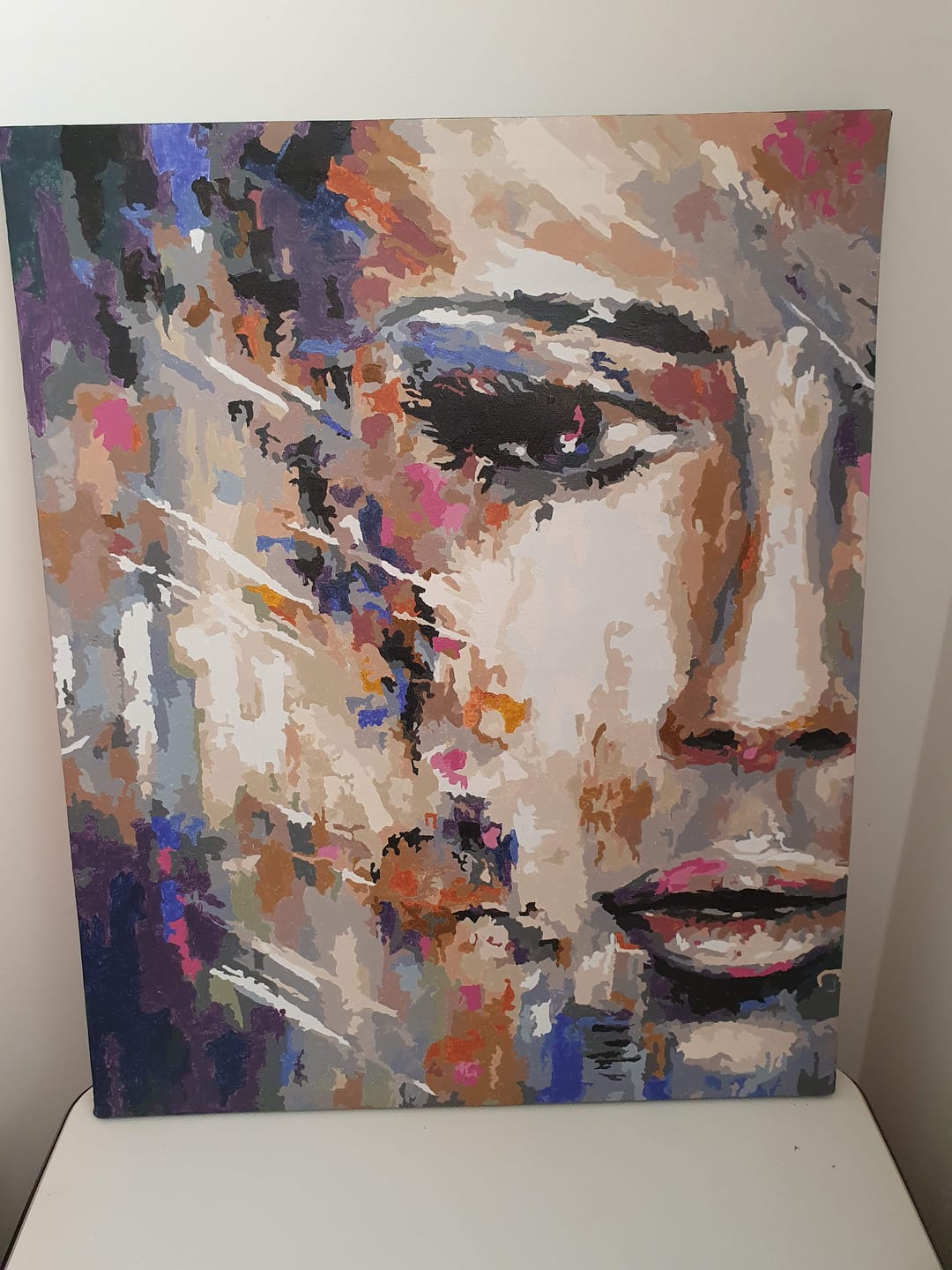 Customer photo review of The Woman Infinity - Paint by Numbers