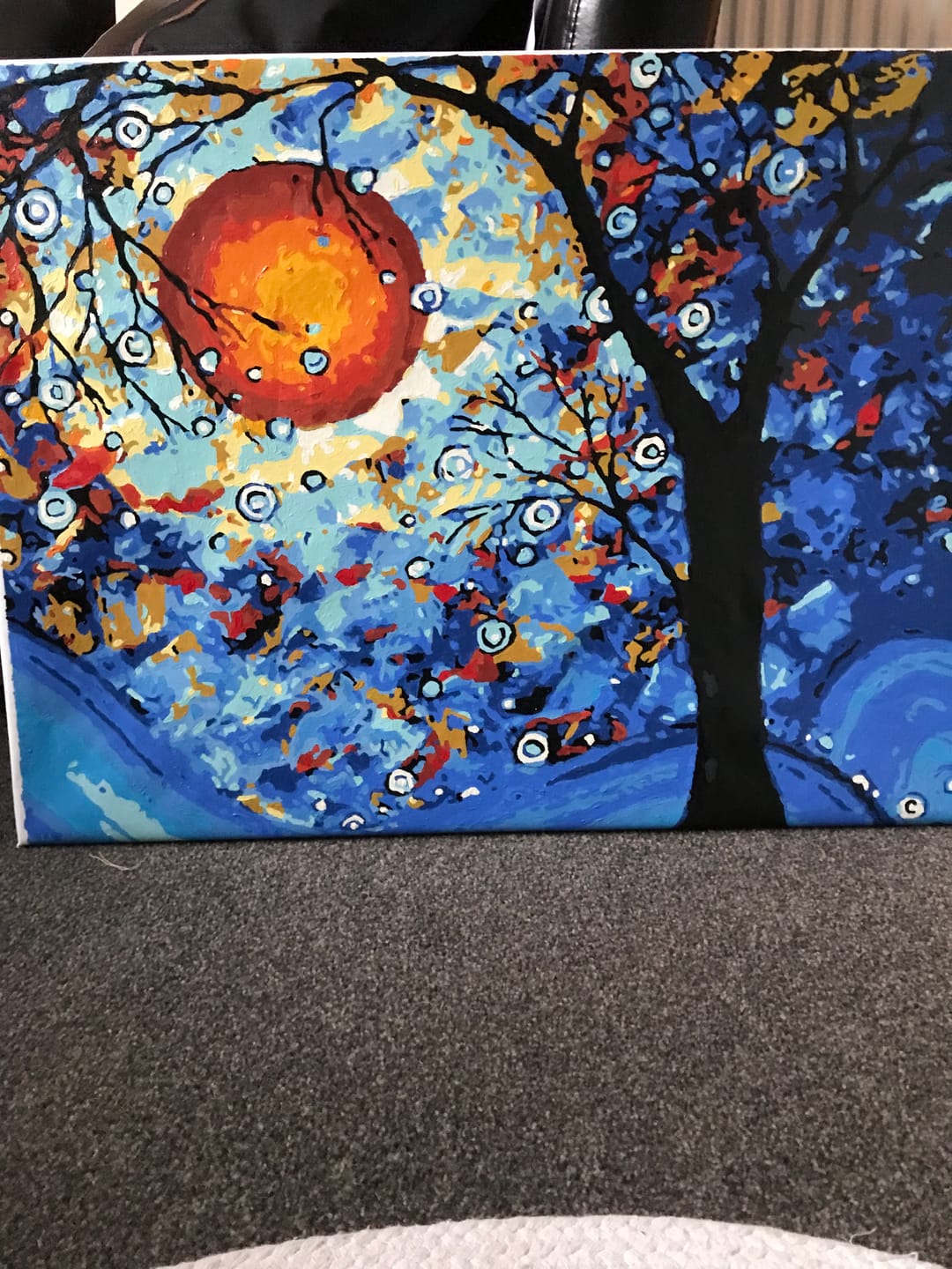 Customer photo review of Blue Essence - Paint by Numbers