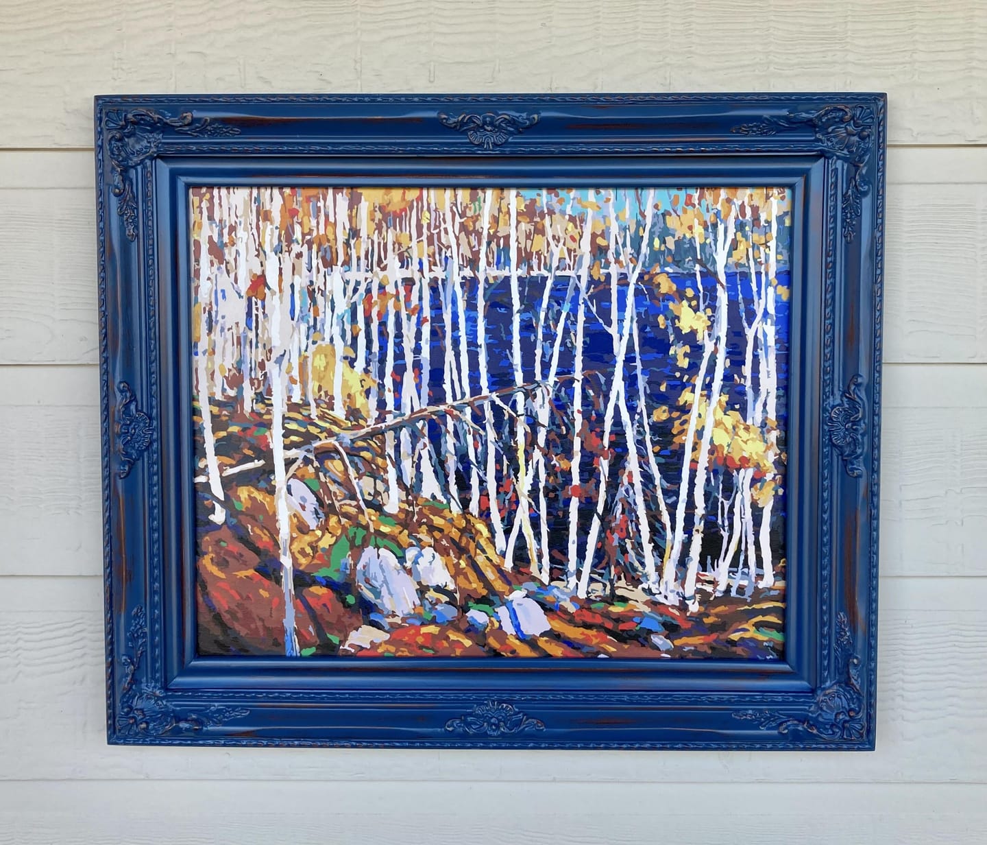 Customer photo review of In The Northland - Paint by Numbers