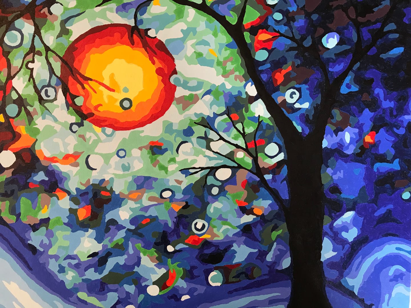 Customer photo review of Blue Essence - Paint by Numbers