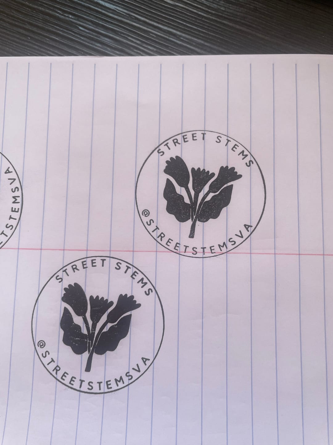 Customer photo review of Self-Inking Stamp