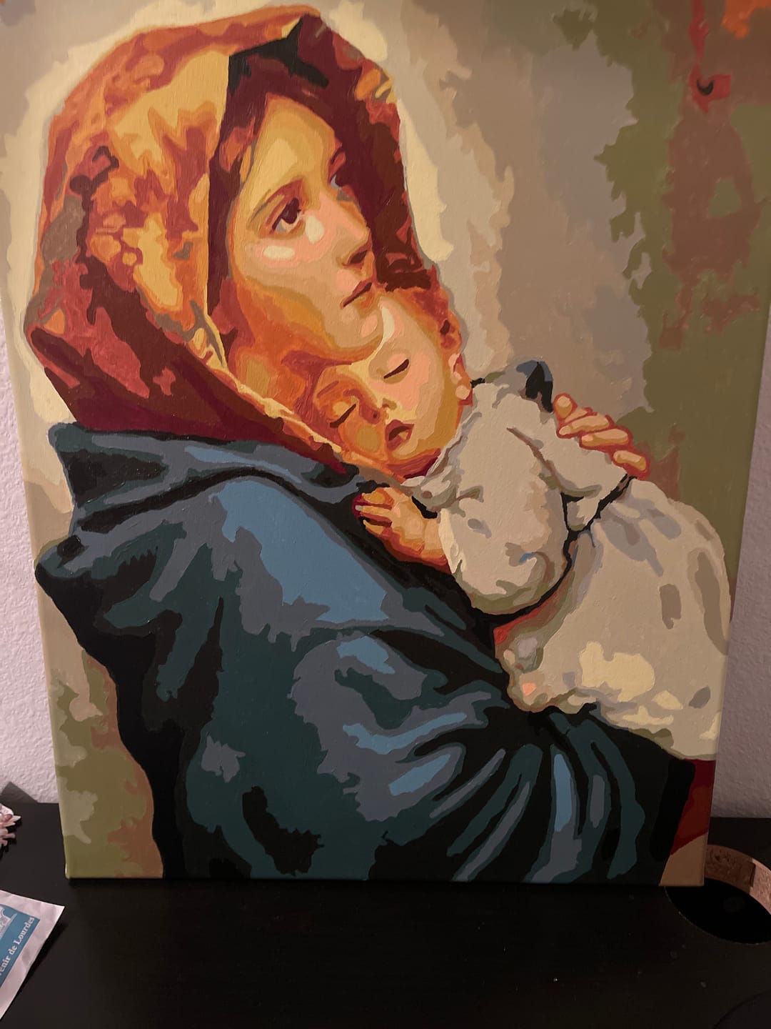 Customer photo review of Madonnina - Paint by Numbers