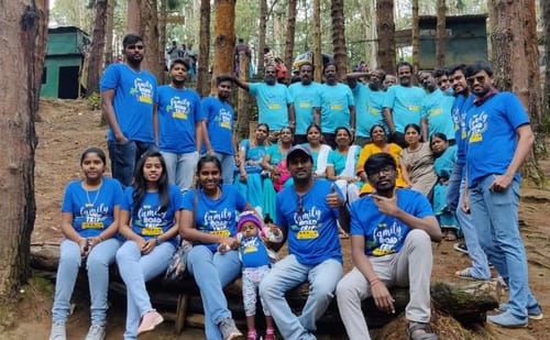 Customer photo review of Family Road Trip - Group Tshirts