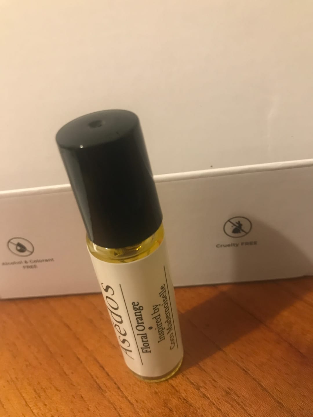 Customer photo review of FLORAL ORANGE PERFUME OIL