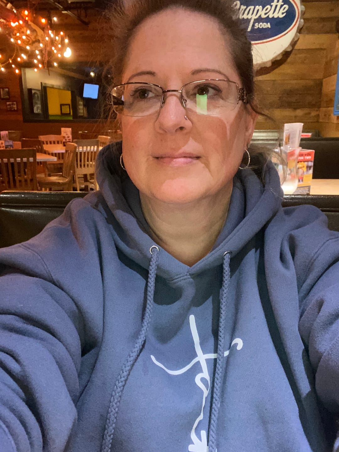 Customer photo review of Faith Cross Hoodie