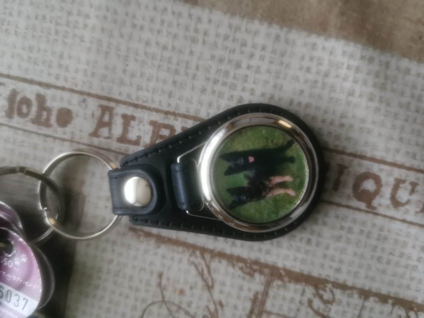 Customer photo review of Schlüsselanhänger-Bundle Leder 3x dein Foto für nur 19,90 €