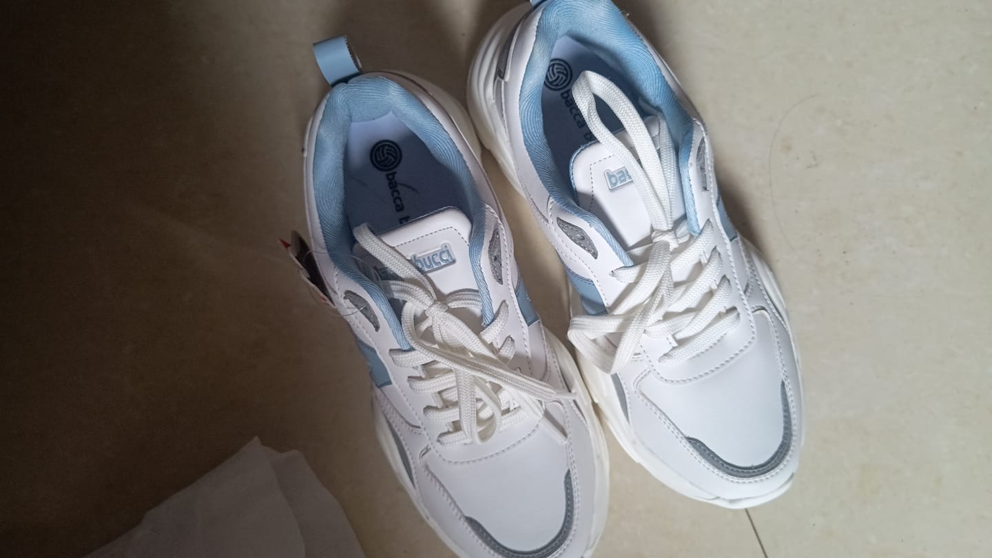 Customer photo review of Bacca Bucci HARPER Low-top Platform Chunky Fashion Sneakers For Women