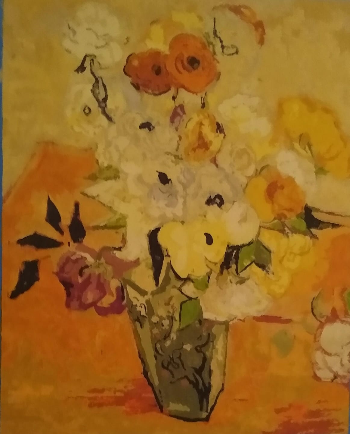 Customer photo review of Roses and Anemones - Paint by Numbers