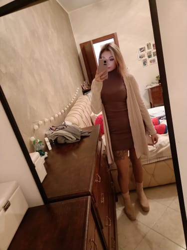 Customer photo review of Tubino Lupetto calda viscosa
