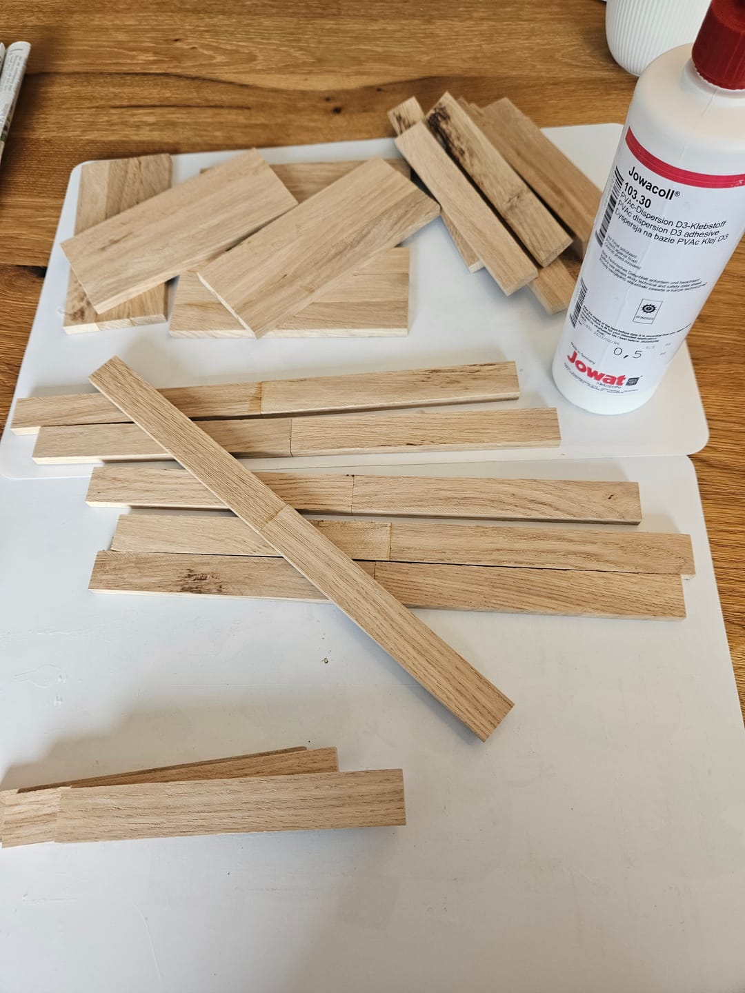 Customer photo review of Holzleim Jowacoll Wasserfest - 500 g