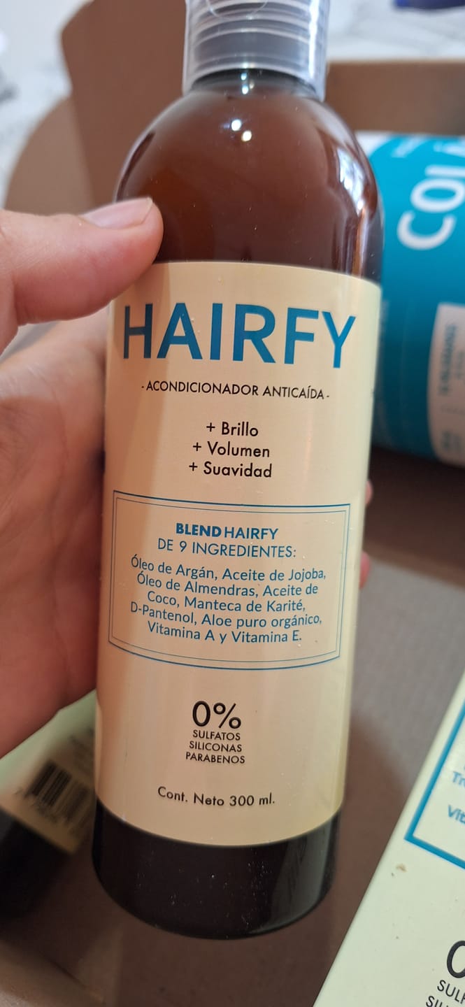 Customer photo review of Acondicionador Anticaída