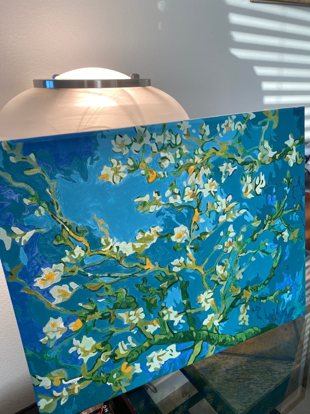 Customer photo review of Almond Blossom - Paint by Numbers