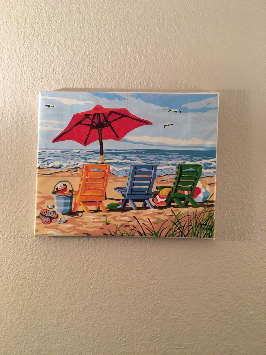 Customer photo review of Pine Wood Canvas Frame Kit
