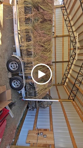Customer video review of Hunting Blind Raffia Grass (Pack)