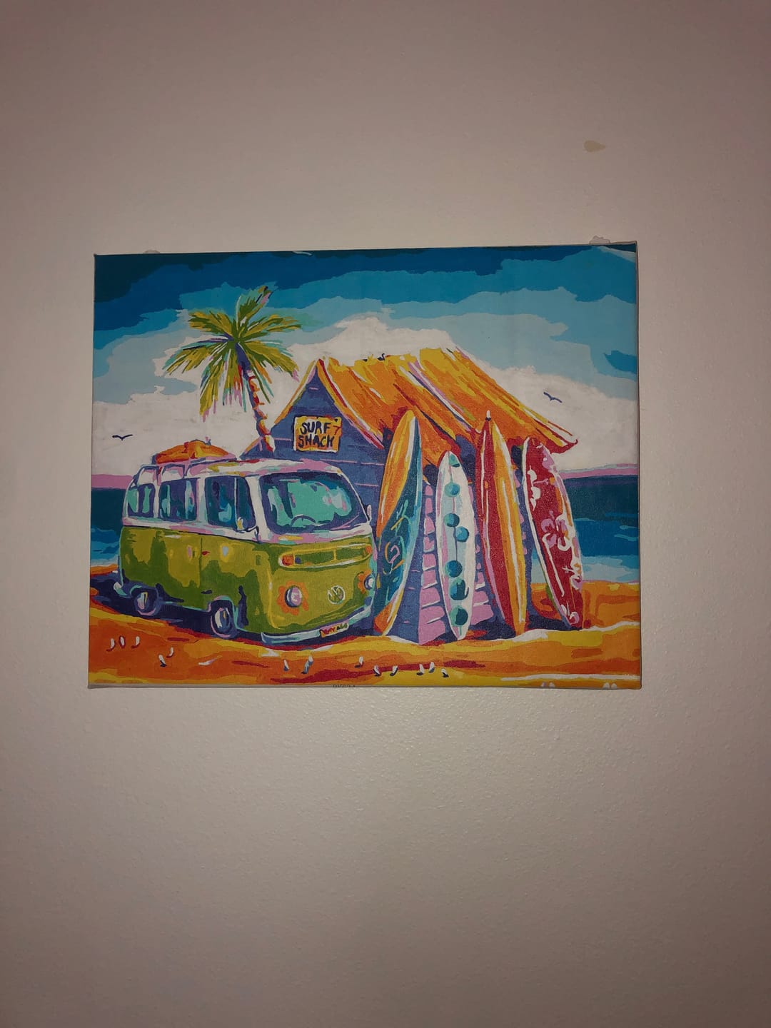 Customer photo review of Pine Wood Canvas Frame Kit