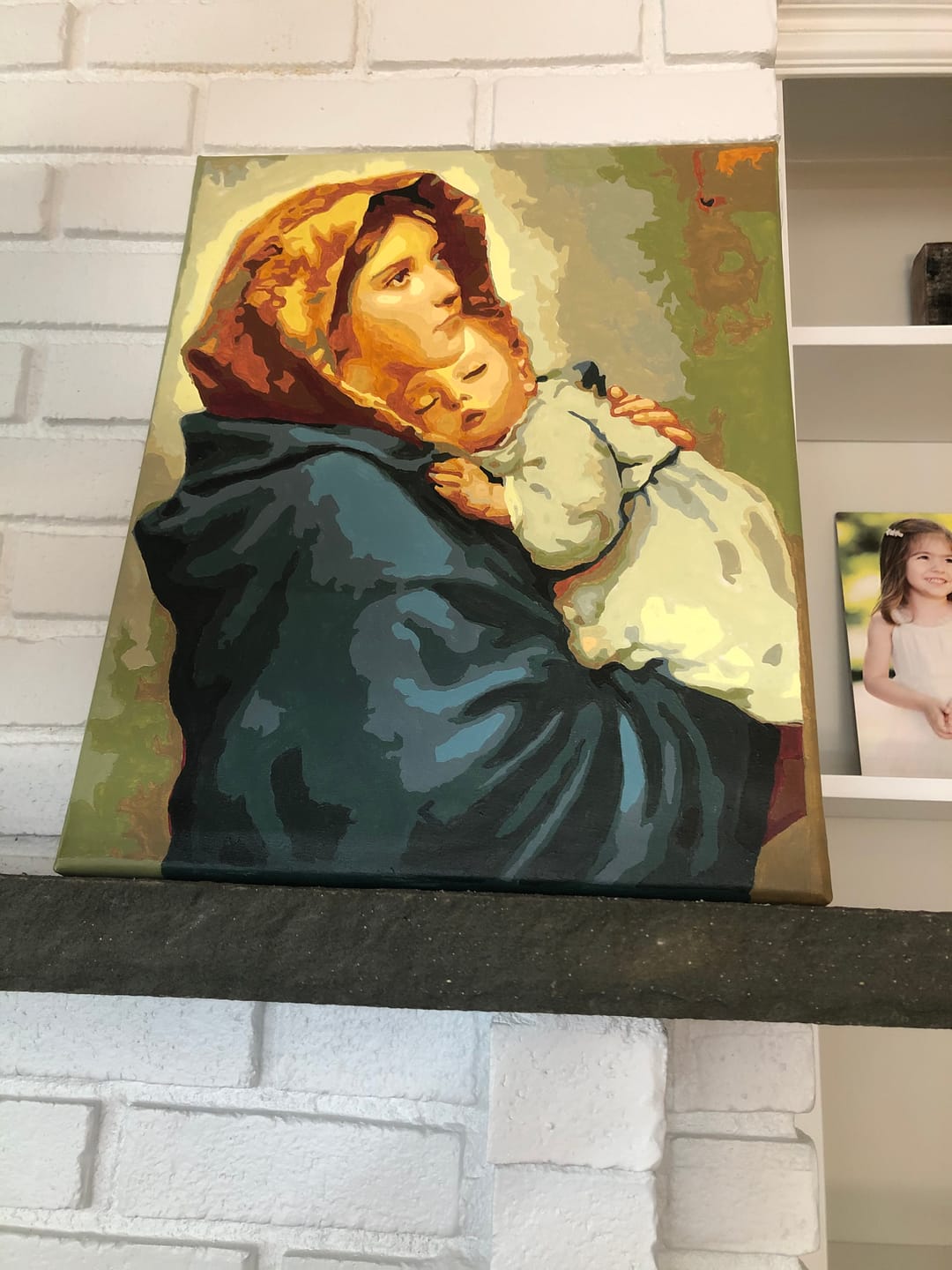 Customer photo review of Madonnina - Paint by Numbers
