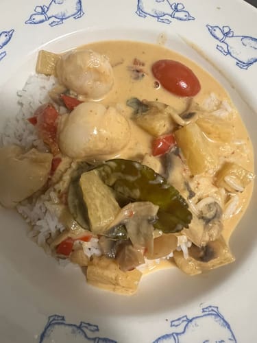 Customer photo review of Vegan Rotes Thai Curry Sparpackung (für 3-4 Portionen)