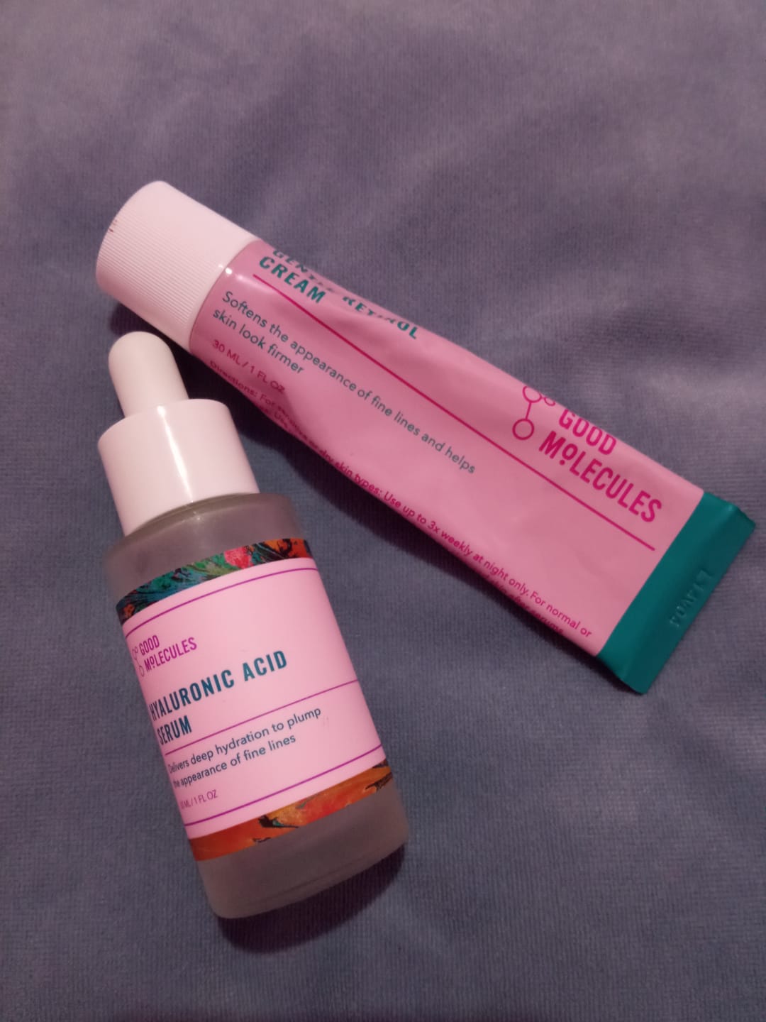 Customer photo review of GENTLE RETINOL CREAM