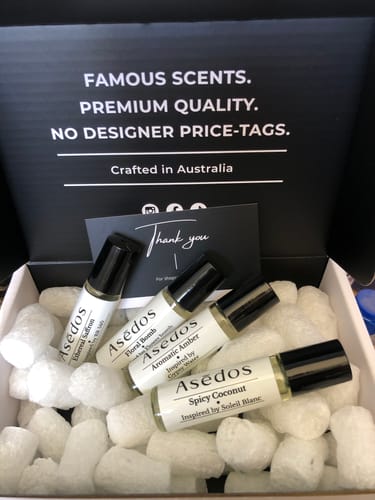 Customer photo review of SPICY COCONUT PERFUME OIL