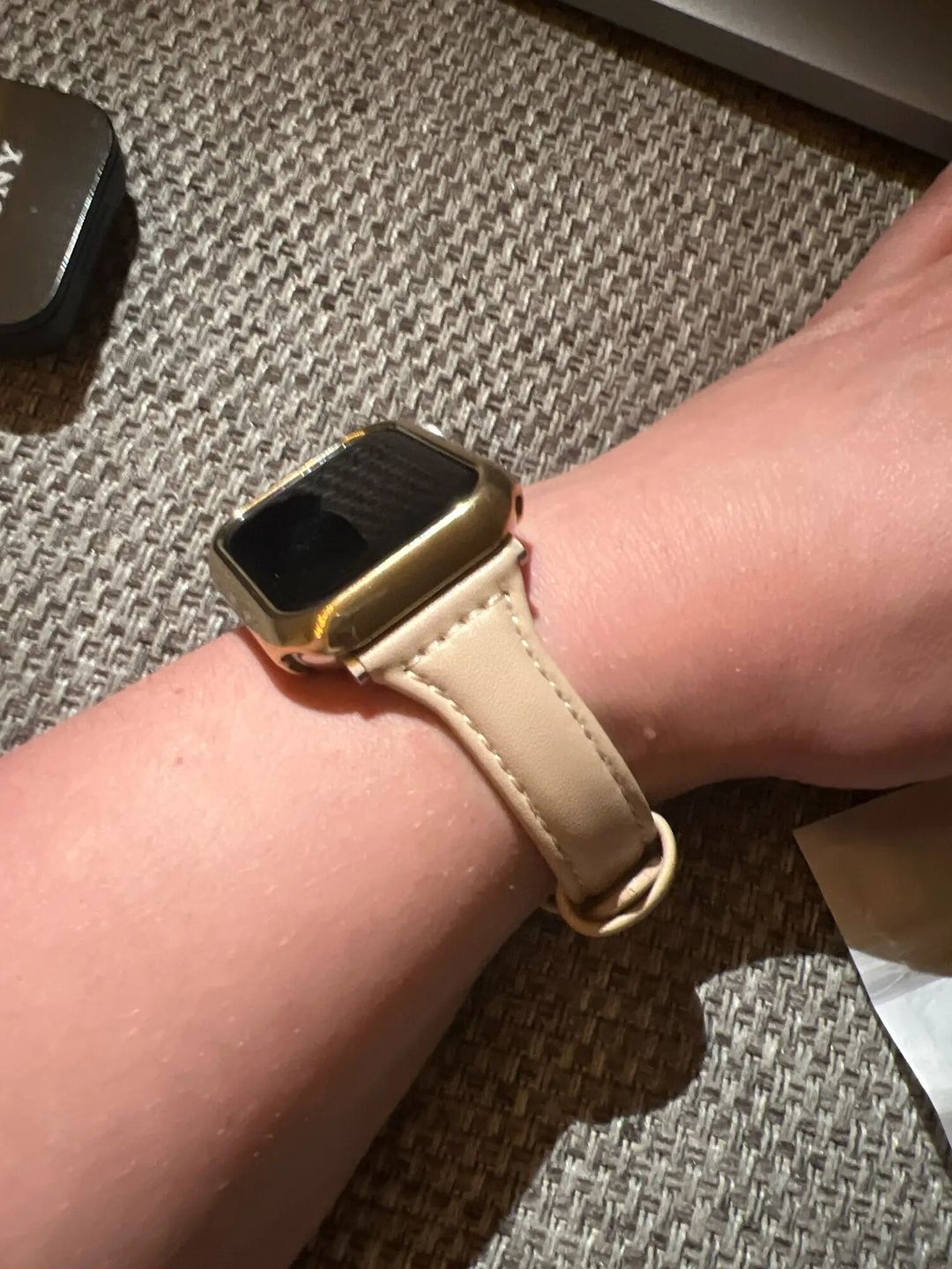 Customer photo review of Appel Watch Lederband "Dublin"