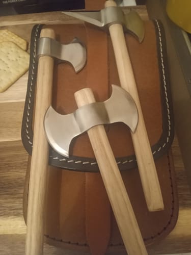 Customer photo review of Cheese Axes