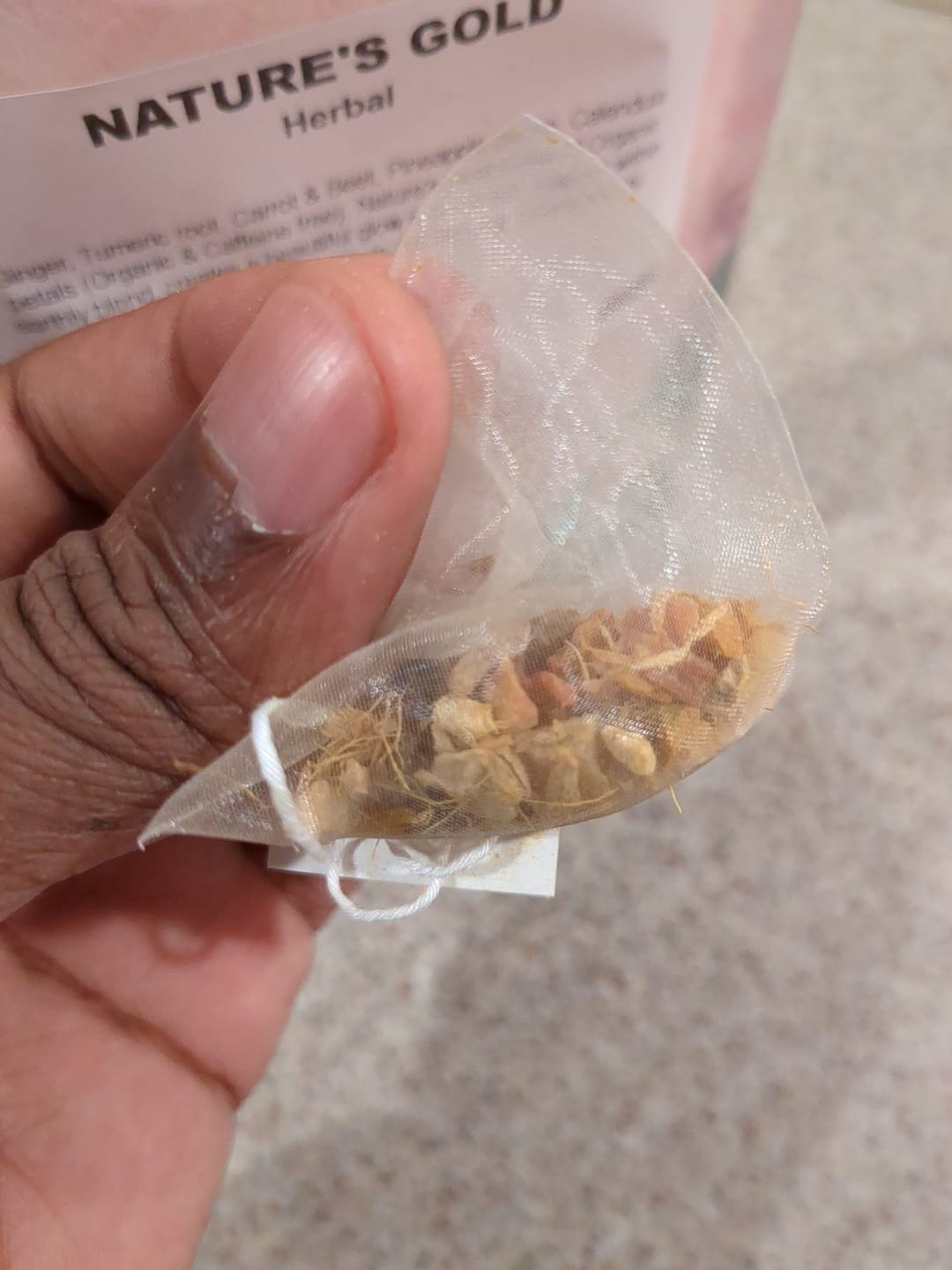 Customer photo review of Nature's Gold Organic Teabag