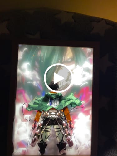 Customer video review of AOT Custom Light Painting Lamp Light-up Art
