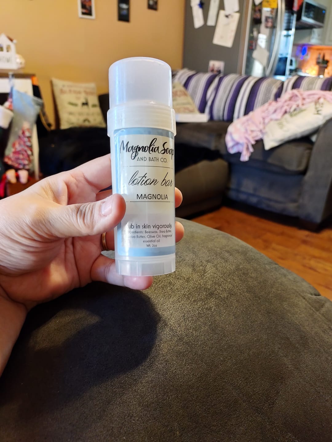 Customer photo review of Lotion Bar