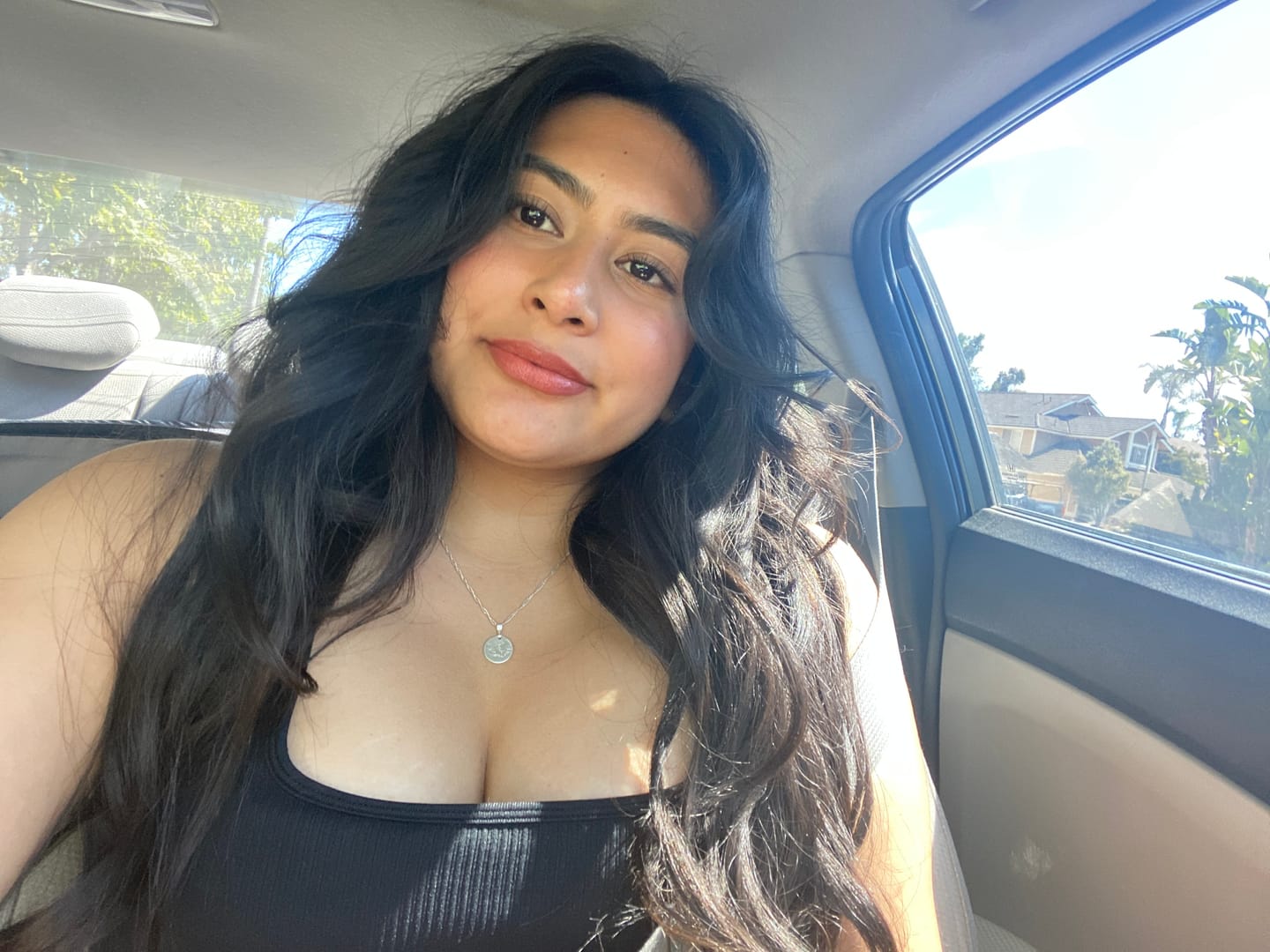 Customer photo review of Custom Big Love Necklace