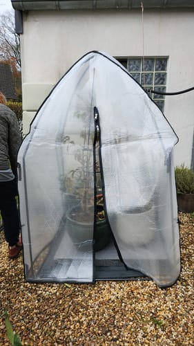 Customer photo review of Überwinterungszelt "ICEDOME ThermoPLUS" L 120 x B 120 x H 183 cm