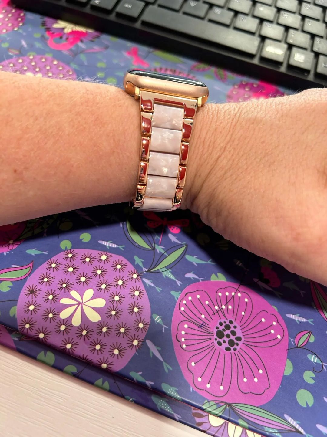 Customer photo review of Appel Watch Metallarmband "Birkkin"