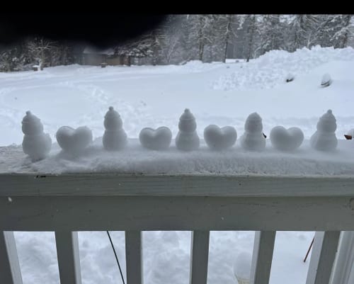 Customer photo review of SnowBuddys - Snowball Kit 4 Pack