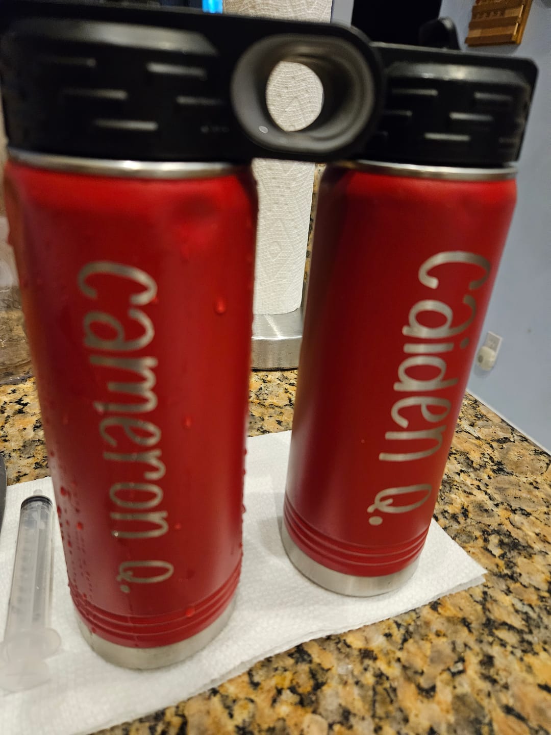 Customer photo review of Replacement Lid for Sport Water Bottle