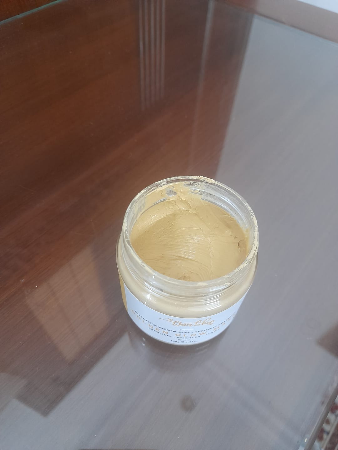 Customer photo review of Golden Glow Mask