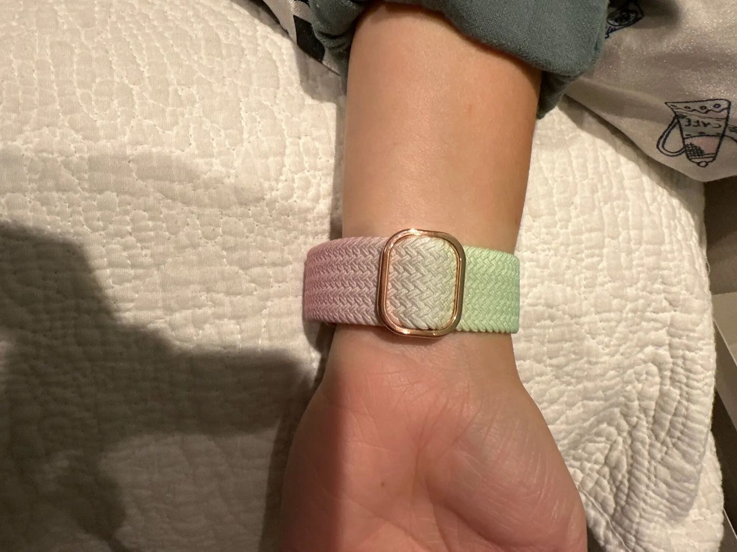 Customer photo review of Appel Watch Nylonband "Flow"