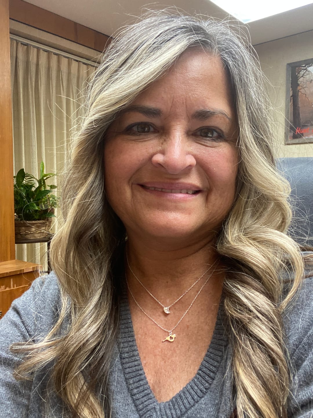 Customer photo review of cardinal necklace